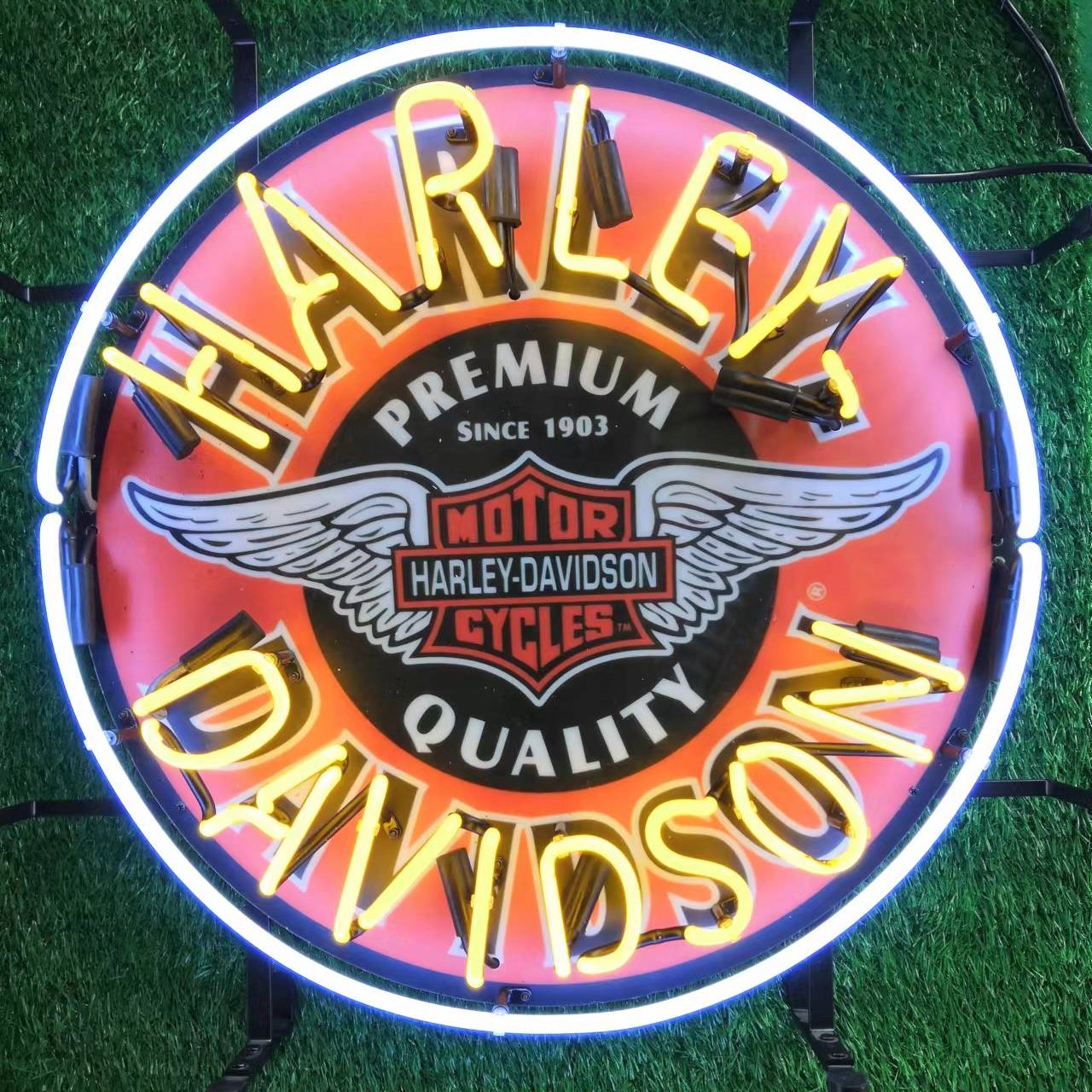 Vintage Custom Hot Sale High Quality Motorcycles Famous Brand Custom Metal Neon Signs Light